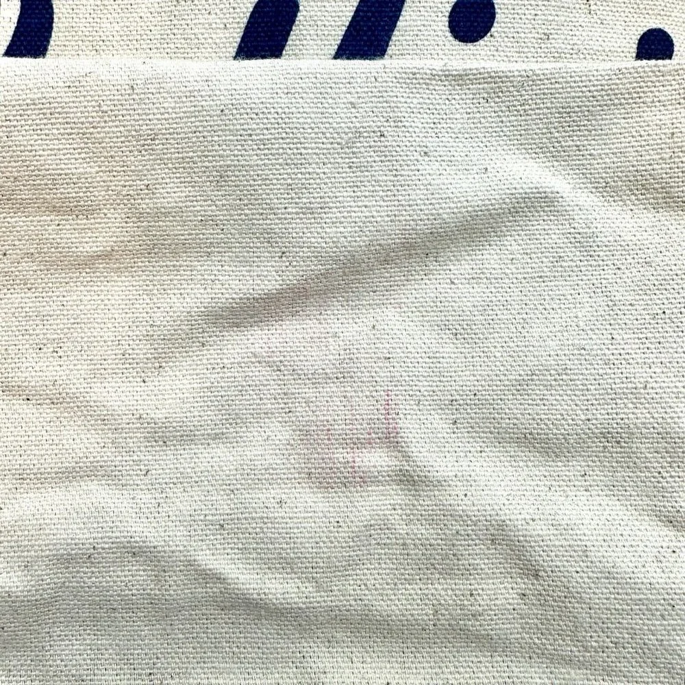 Nelle s All-Natural 12  Cotton Tote Shopping Bag Off White
